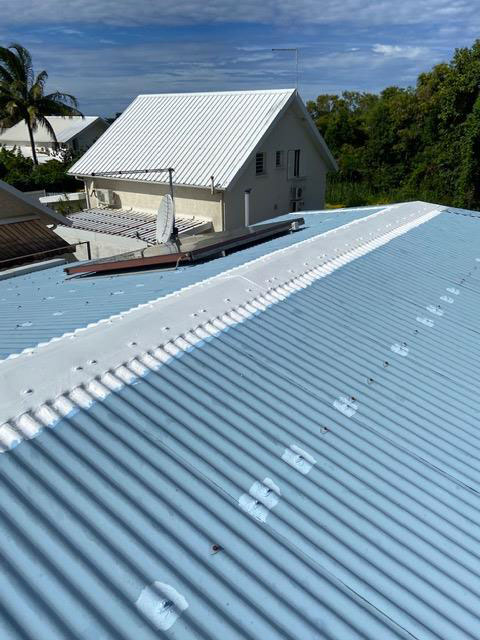 TRAVAUX TOITURE : Étanchéité Toiture Réunion 974 dans l'île de la réunion 974 : étanchéité, nettoyage, réparation chéneaux, peinture toit, traitement rouille, pose de gouttières et de couverture